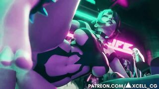 JURI-HAN SEX PARTY! | Street Fighter 3D Animation |