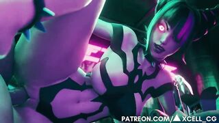 JURI-HAN SEX PARTY! | Street Fighter 3D Animation |