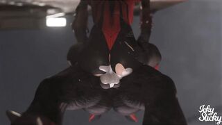 Spidey in trouble Futa pounding super hero