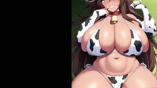 cow bikini girs ai art compilation 2