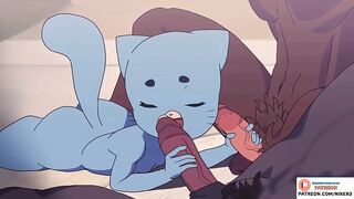 GUMBALL MOM RECORD A SPECIAL VIDEO ???? FURRY HENTAI ANIMATION 60FPS