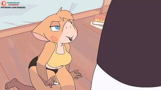 FUTANARI FURRY STORY - CUTE FURRY SEX AND ANAL CREAMPIE HENTAI 60FPS