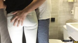 RUSSIAN PORN IN THE TOILET OF a NIGHTCLUB SEX AT a PARTY HIDDEN CAMERA