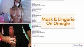 A Hot Masked Teen Strips out of her Lingerie on Omegle