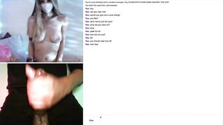 A Hot Masked Teen Strips out of her Lingerie on Omegle