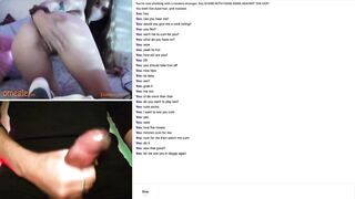 A Hot Masked Teen Strips out of her Lingerie on Omegle