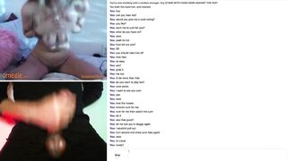 A Hot Masked Teen Strips out of her Lingerie on Omegle