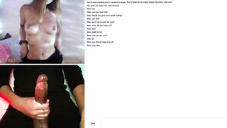 A Hot Masked Teen Strips out of her Lingerie on Omegle