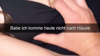 I cheat with a Guy I met at Party on Snapchat German