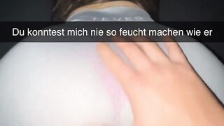 I cheat with a Guy I met at Party on Snapchat German