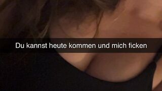 I cheat with a Guy I met at Party on Snapchat German