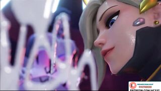 WIDOWMAKER FUTA GETTING BLOWJOB WROM MERCY AND PHARAH - OVERWATCH FUTANARI HENTAI 3D ANIMATED 60FPS