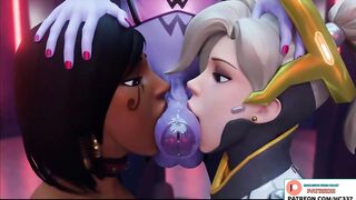 WIDOWMAKER FUTA GETTING BLOWJOB WROM MERCY AND PHARAH - OVERWATCH FUTANARI HENTAI 3D ANIMATED 60FPS