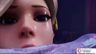 WIDOWMAKER FUTA GETTING BLOWJOB WROM MERCY AND PHARAH - OVERWATCH FUTANARI HENTAI 3D ANIMATED 60FPS