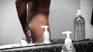 Ass and Cock Shave + BBC Cumshot