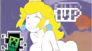 Mario Bros, undermining Peach's ass ft trap by creeper