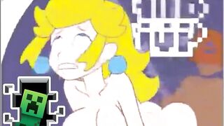 Mario Bros, undermining Peach's ass ft trap by creeper