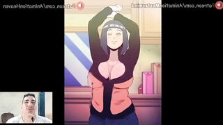 Hinata receives cock in her big ass and big tits uncensored