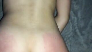 Hard sex with ass spanking with ass cumshot