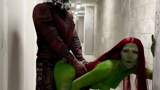 Big booty guardian of galaxy gets fucked