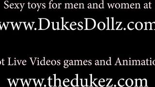 Dukes Dollz: Queen Rogue Twerking Latina Milf in the pool