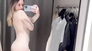 See through Transparent Sexy dress TRY on Haul