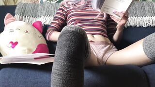 Horny Student Takes A Study Break With Her Toy