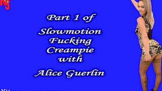 PART 1 OF FUCKING WITH ALICE GUERLIN. ALL IN SLOW MOTION, TO ALLOW YOU TO SEE THE PENETRATIONS WELL. AT KOKINOOS SPACE.