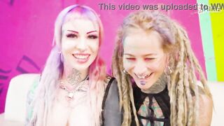 ANAL QUEEN Anuskatzz Uses big dick to Invite Australian tattooed anal Slut in europ