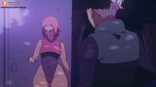 SAKURA HARUNO SECRET MISSION HENTAI STORY | NARUTO HENTAI ANIMATION 4K 60FPS