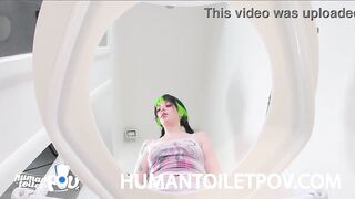 Kittycamtime Caught Off Guard by Human Toilet