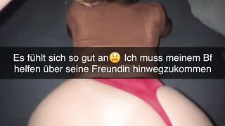 Deutsche Türkin wird vom besten Freund auf Snapchat durchgenommen