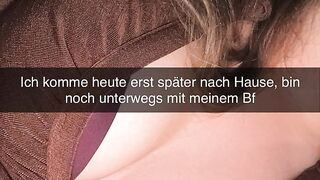 Deutsche Türkin wird vom besten Freund auf Snapchat durchgenommen