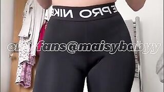 Sexy Girl Nike Pro Try On Haul