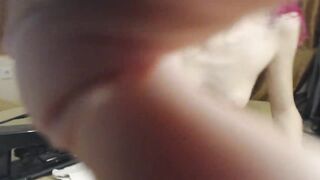 Draining Streamer Student Girl Virgin Squirt and Jet Orgasm Doggy Style on Cam Pussy