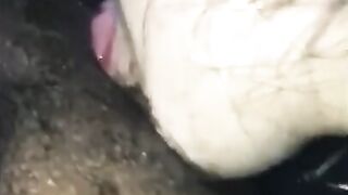 Submissive Latina Slut Interracial Blowjob and Rimjob