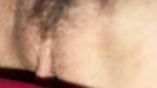 Skinny Granny with Hairy Pussy Anal Quickie