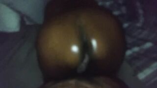 I LIKE THE WAY CHOCOLATE BBW MOVES HER BOOTY AS SHE TWIRLS HER CREAMY PUSSY ON GORILLA DICK!!!!!!!