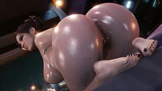 brunette milf fucking in the ass sfm 3d