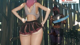 FORTNITE RUBY BUILD A BOX BUT FUTANARI PUSH HER TO FAST | FORTNITE FUTA ANIMATION 4K 60FPS