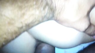 First time home anal with cumchot. Closeup. Qiuckie.