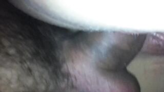 First time home anal with cumchot. Closeup. Qiuckie.