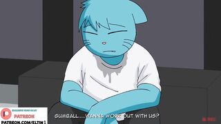 Gumball`s Hard Fucking In Gym And Getting Creampie | Furry Hentai Animation World of Gumball