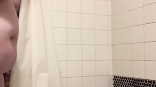 Desperately Pissing in the Shower