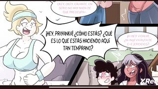 Adulto Steven tiene romance con su profesora y la folla con su enorme verga comic para adultos