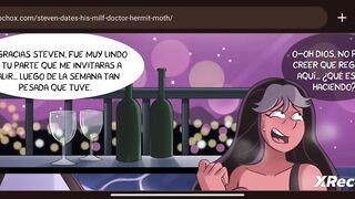 Adulto Steven tiene romance con su profesora y la folla con su enorme verga comic para adultos