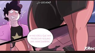 Adulto Steven tiene romance con su profesora y la folla con su enorme verga comic para adultos