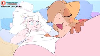 TWO CUTE FURRY GIRLS HAVE A GOOD TIME IN THE HOUSE | FURRY HENTAI ANIMATION