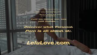 Big boobs babe with long legs stripping out of lingerie overlooking NYC detailed JOI with twerking & spreading - Lelu Love