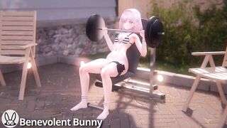 Workout Futa growth (3d animation)